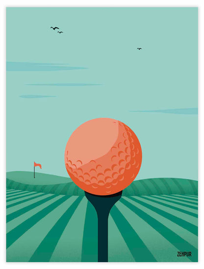 Poster golf