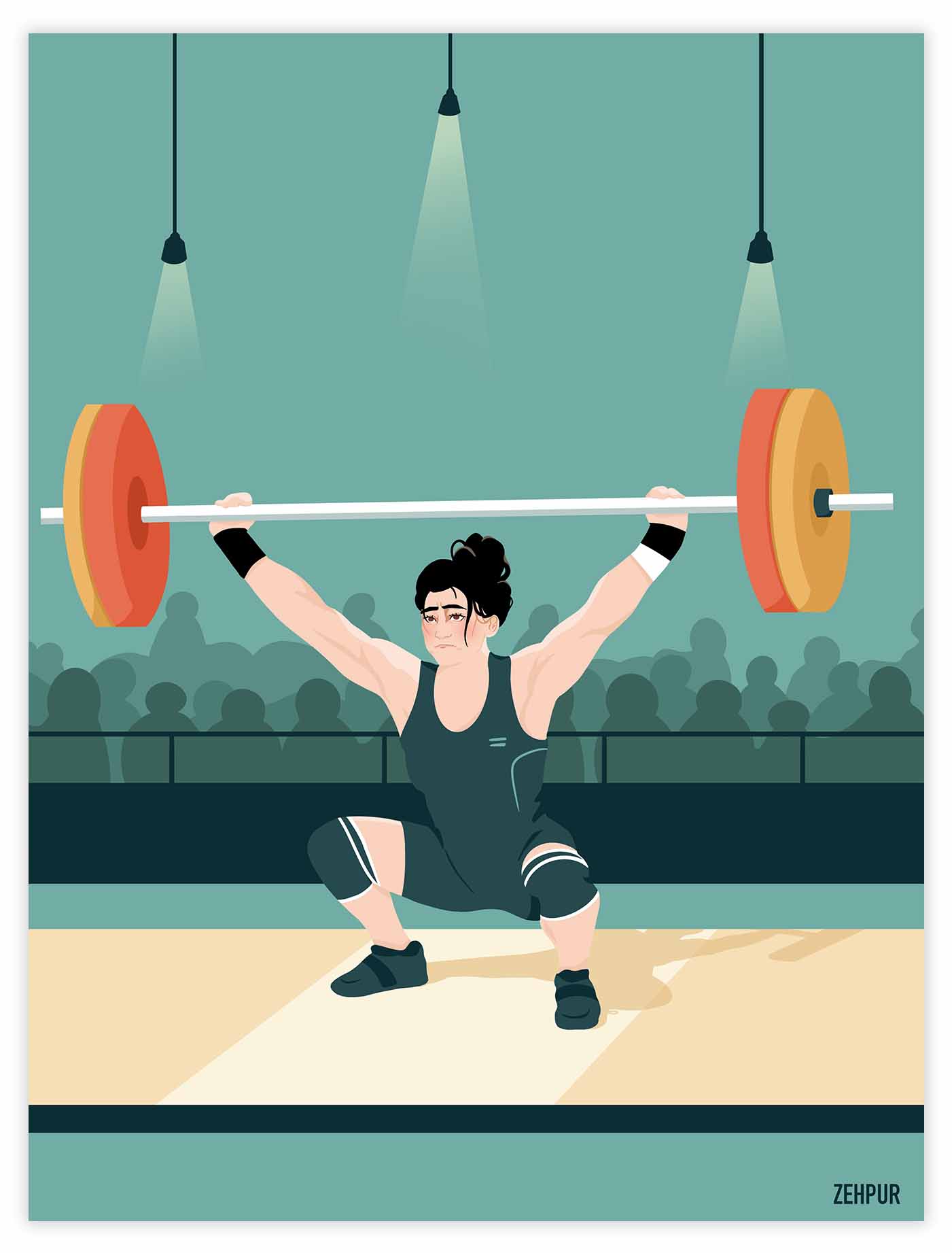 Poster weightlifting